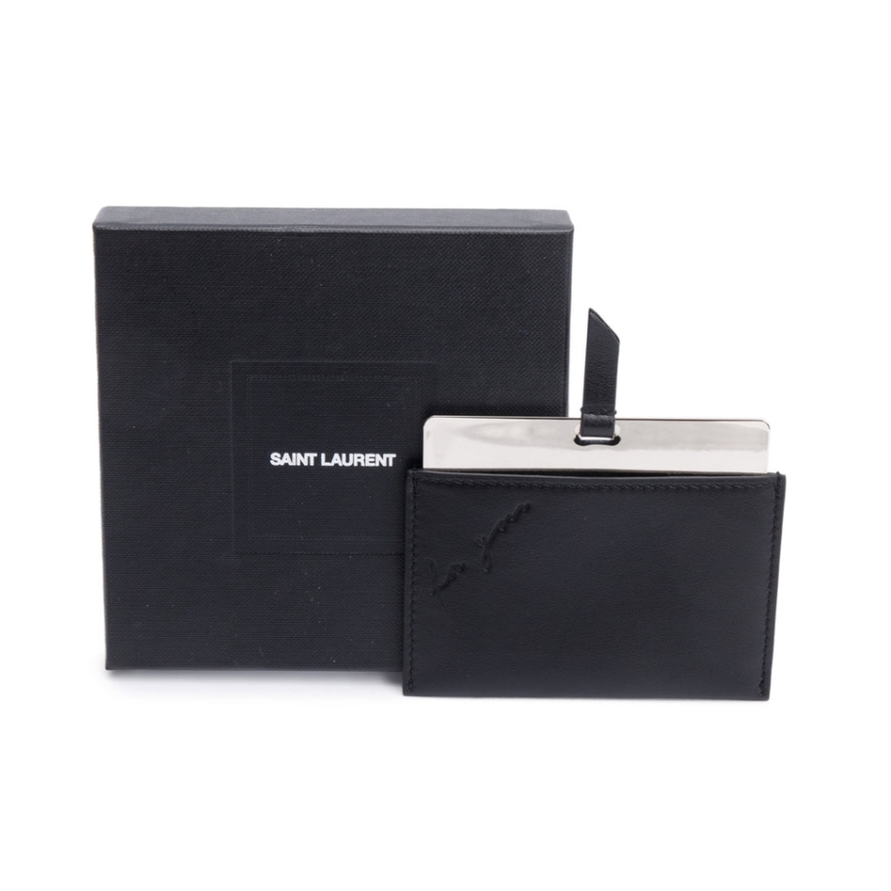 SAINT LAURENT ‘For You’ Leather Case & Mirror Set